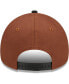 Фото #4 товара Men's Brown, Black New England Patriots Harvest A-Frame Super Bowl XXXVI 9FORTY Adjustable Hat
