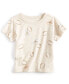 ფოტო #1 პროდუქტის Baby Boy Short Sleeve Football Print T-Shirt, Created for Macy's