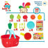 COLORBABY Basket With Toy And Makeup Food 33 Pcs My Home