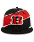 ფოტო #4 პროდუქტის Men's Black Cincinnati Bengals Tear Trucker 9FIFTY Snapback Hat