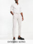 Фото #1 товара ASOS DESIGN super skinny wool mix smart trousers in grey micro check