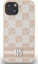 DKNY DKNY DKHCP15MPCPTSSP iPhone 15 Plus / 14 Plus 6.7" różowy/pink hardcase Leather Checkered Mono Pattern & Printed Stripes