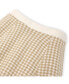 Girls Organic Cotton Houndstooth Pull-On Sweater Skirt