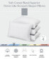 Фото #2 товара Superior Cotton Blend Shell Soft Density Stomach Sleeper Down Alternative Pillow, King - Set of 4