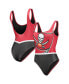 Women's Red Tampa Bay Buccaneers Team One-Piece Swimsuit