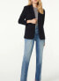 Фото #2 товара Scoop Relaxed Ultimate ScubaKnit Stretch Blazer Women's Scrunch Sleeves S 4-6