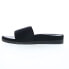 Фото #3 товара Spenco Sunset Slide 20202 Womens Black Synthetic Slides Sandals Shoes 8.5