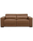 Фото #6 товара Nevio 82" 2-Pc. Leather Sectional with 2 Power Recliners and Headrests, Created For Macy's