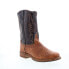 Фото #2 товара Abilene Boots 6750 Mens Brown Leather Slip On Cowboy Western Boots