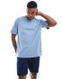 Фото #4 товара Hollister heavyweight boxy fit t-shirt in blue