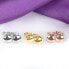 Minimalist silver earrings EA103W