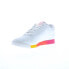 Reebok Princess Womens White Synthetic Lace Up Sneakers Lifestyle Shoes 8.5