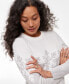 ფოტო #3 პროდუქტის Charter Club Women's Colorblocked Snowflake Sweater, Created for Macy's