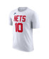 Фото #3 товара Men's Ben Simmons White Brooklyn Nets 2022/23 Classic Edition Name and Number T-shirt
