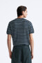 Viscose blend knit t-shirt