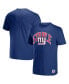 ფოტო #2 პროდუქტის Men's NFL X Staple Blue New York Giants Lockup Logo Short Sleeve T-shirt