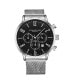 ფოტო #1 პროდუქტის Men's Silver Tone Mesh Stainless Steel Bracelet Watch 48mm