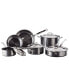 Фото #2 товара NanoBond Titanium Stainless Steel 10-Piece Cookware Set