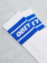 Фото #3 товара Obey branded sock in white and blue