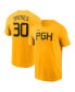 Фото #1 товара Men's Paul Skenes Pittsburgh Pirates Fuse Name Number T-Shirt