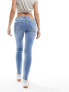 Noisy May Allie low rise skinny jeans in light blue