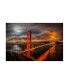 Фото #1 товара John Gavrili Golden Gate Evening Canvas Art - 36.5" x 48"