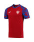 Men's Red Czech Republic National Team Pre-Match Raglan DryCELL V-Neck Top