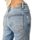 Фото #4 товара Women's Risk Taker Mid-Rise Straight-Leg Jeans