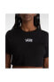 Flying V Crew Crop Iı Siyah Kadın T-Shirt
