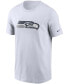 ფოტო #2 პროდუქტის Men's White Seattle Seahawks Primary Logo T-shirt