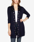 ფოტო #1 პროდუქტის Grommet-Trim Cardigan