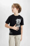 Erkek Çocuk T-shirt C1960a8/bk81 Black