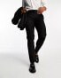 Фото #10 товара ASOS DESIGN slim tuxedo suit trousers in black