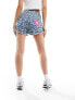 Aapee by A Bathing Ape denim shorts in blue