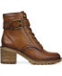 ფოტო #2 პროდუქტის Women's Gemma Lace-up Heeled Combat Booties