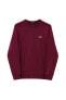 Фото #2 товара Core Basıc Crew Fleece Bordo Sweatshirt