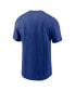 ფოტო #3 პროდუქტის Men's Royal Texas Rangers 2024 Gold Collection Wordmark T-Shirt