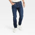 Фото #1 товара Men's Skinny Fit Jeans - Goodfellow & Co Dark Blue Denim 34x30