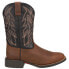 Фото #1 товара Justin Boots Rendon Round Toe Cowboy Mens Black, Brown Casual Boots SE7531