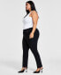 Фото #4 товара Plus Size Bengaline Skinny Pants, Created for Macy's