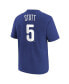 ფოტო #3 პროდუქტის Big Boys Bryson Stott Royal Philadelphia Phillies Name and Number T-shirt