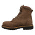 Фото #3 товара Justin Original Workboots Rivot 8 Inch Waterproof Steel Toe Work Mens Brown Cas