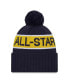 Men's Navy 2024 NBA All-Star Game Cuffed Pom Knit Hat