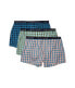 Фото #1 товара Tommy Hilfiger 258824 Men's 3 Pack Cotton Classics Printed Woven Boxers Size S