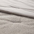 Фото #2 товара 3pc Full/Queen Traditional Cozy Chenille Comforter & Sham Set Gray - Threshold