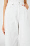 Фото #5 товара 3SAL40059MD Kırık Beyaz Kadın Pamuk Denim Pantolon