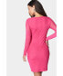 ფოტო #2 პროდუქტის Women's Button Detail Mesh Midi Dress