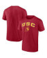 Фото #2 товара Men's Cardinal USC Trojans Campus T-shirt
