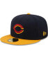 Фото #4 товара Men's Navy, Gold Cincinnati Reds Primary Logo 59FIFTY Fitted Hat