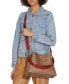 Signature Coated Canvas Willow Shoulder Bag with Convertible Straps